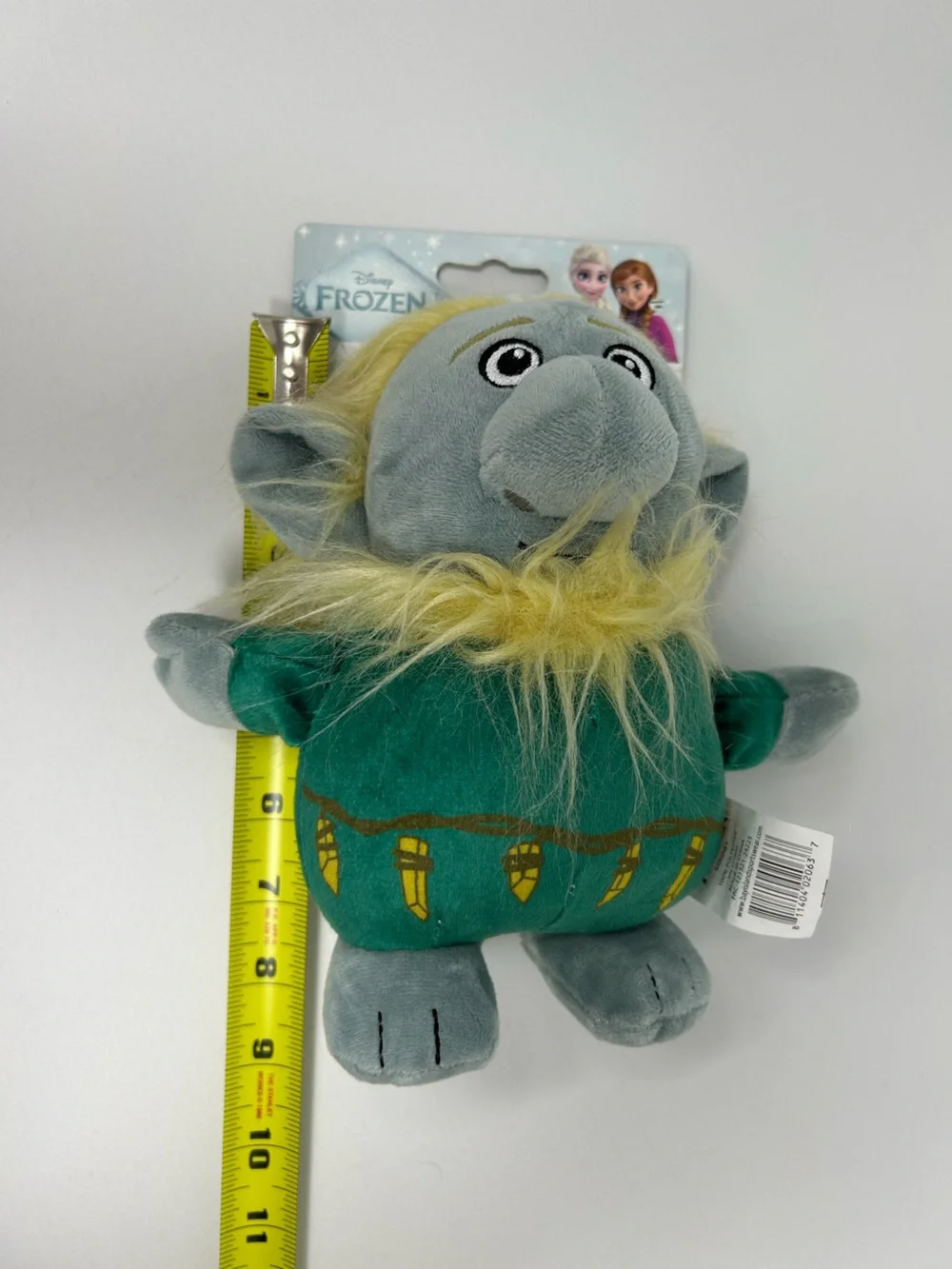 Disney Frozen Pabbie Troll Grandpa w/ Squeaker and Crinkle 9” Plush Dog Toy NEW